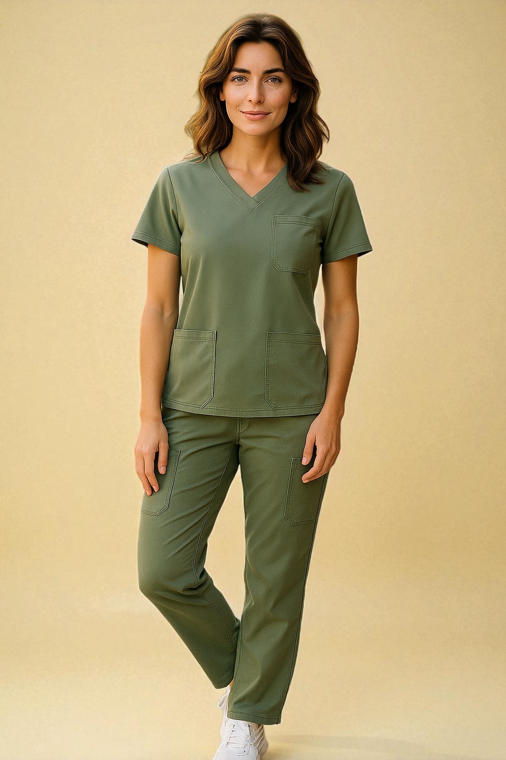 FortisPro Luxe™ Gender Neutral 9 Pocket Scrub Set