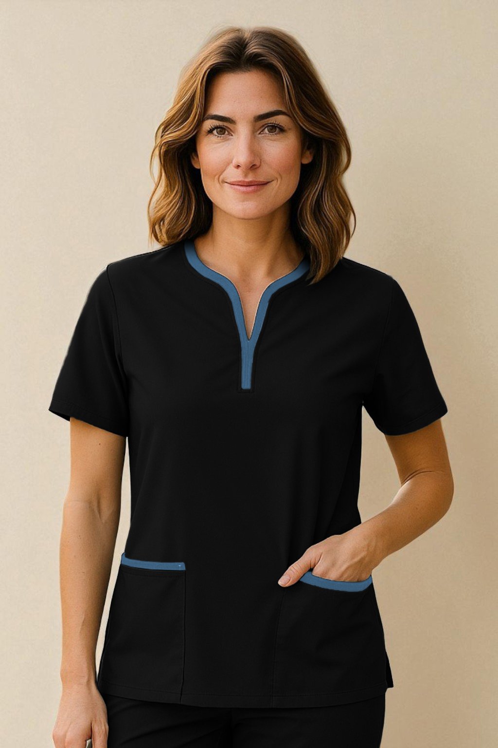 FortisPro Luxe™ Tunic Top – Gender Neutral Fit, Dual Pocket - Image 8