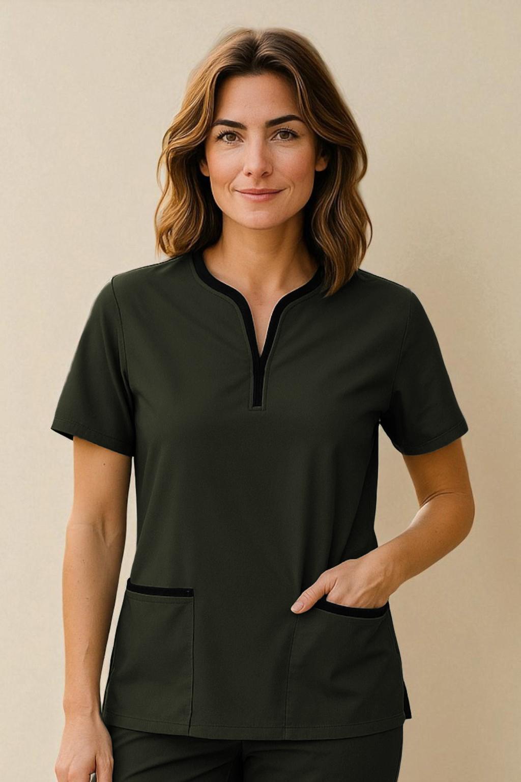 FortisPro Luxe™ Tunic Top – Gender Neutral Fit, Dual Pocket - Image 6